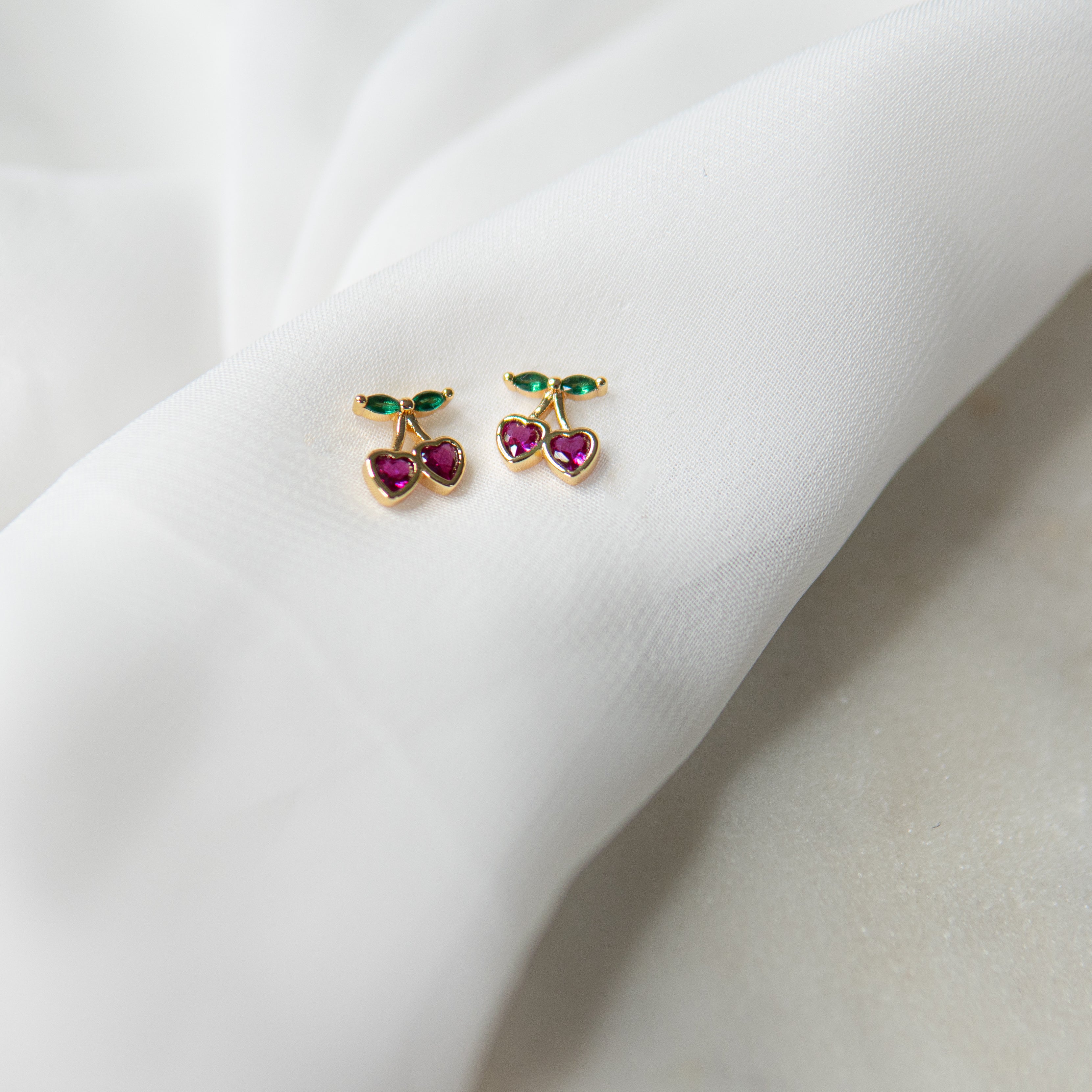 Cherry Love Studs