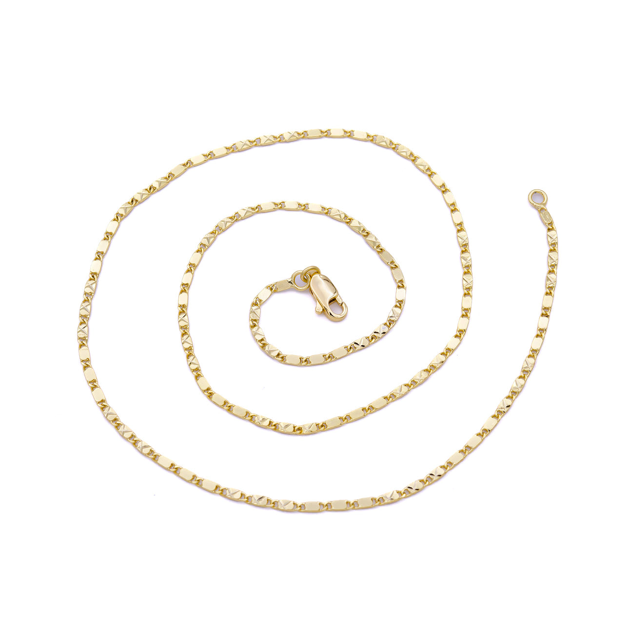 14k Gold-Filled Flat Link Chain