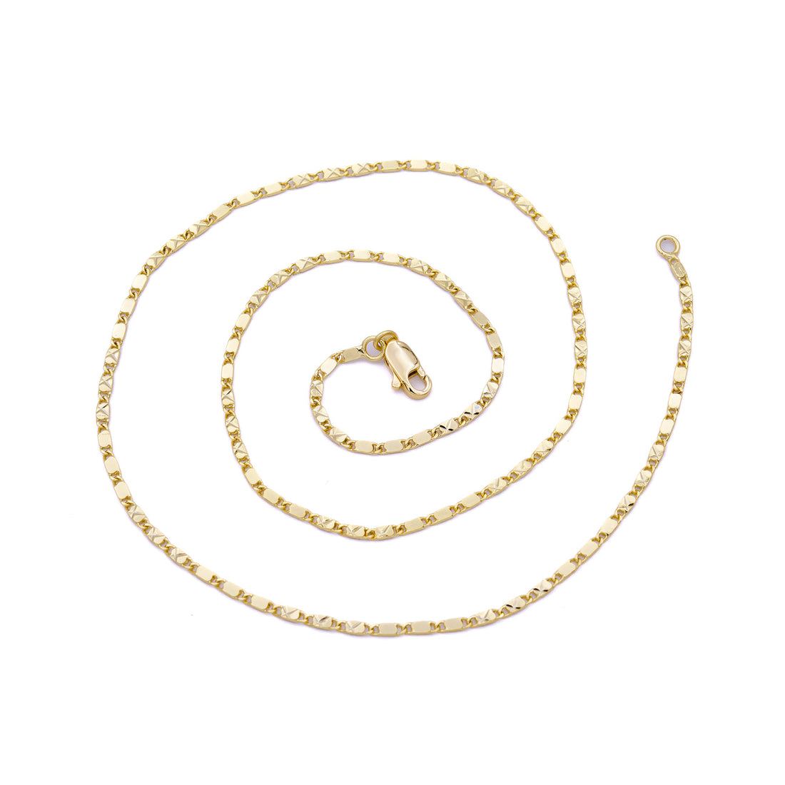 14k Gold-Filled Flat Link Chain
